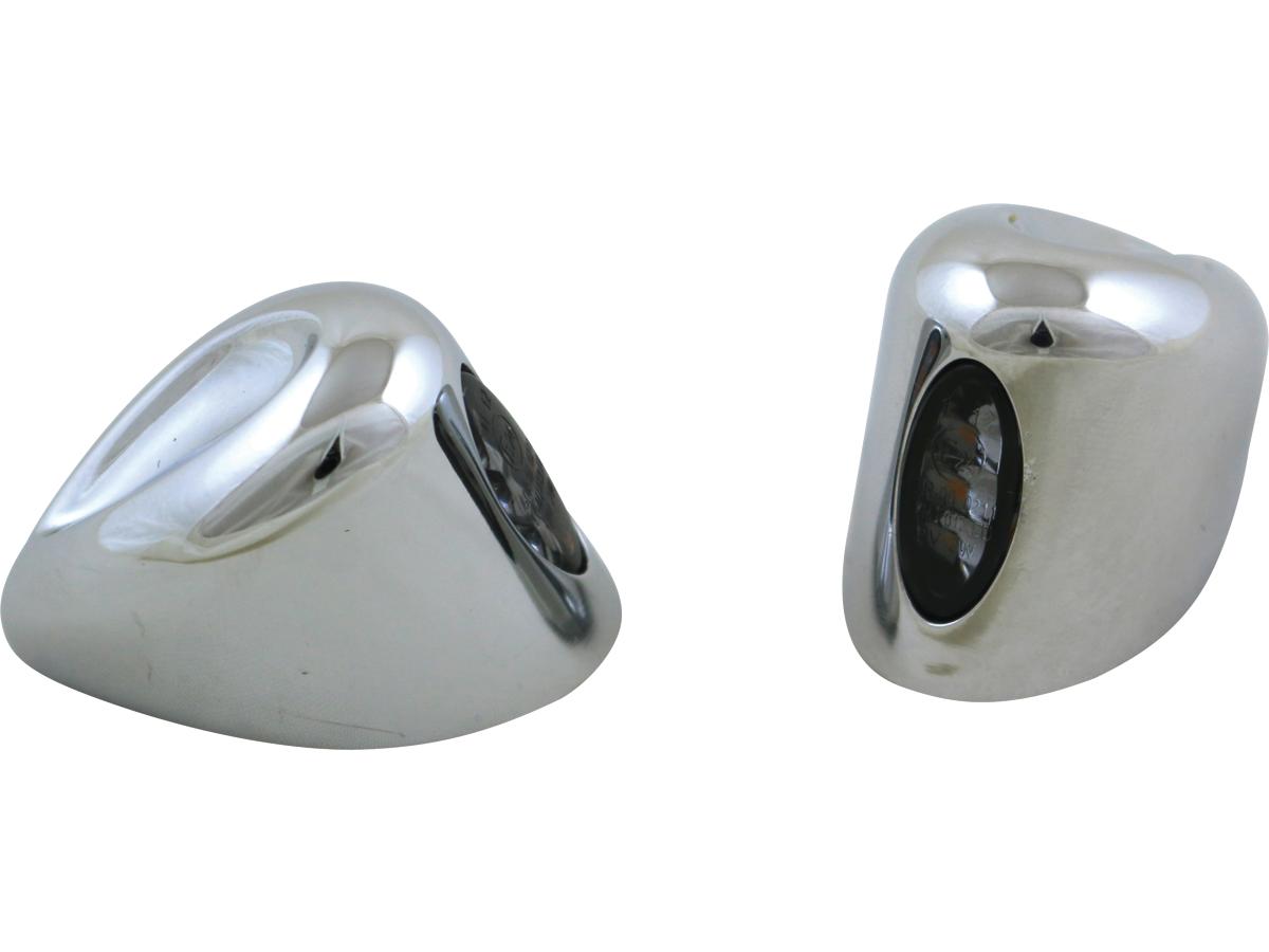 Kodlin Elypse Front Turn Signals For Road Glide Chrome Smoke Led Kodlin