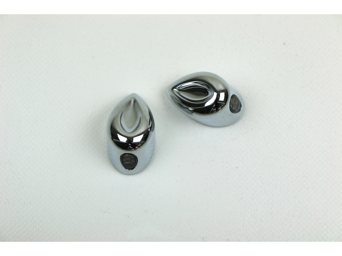 Kodlin Elypse Front Turn Signals For Road Glide Chrome Smoke Led Kodlin
