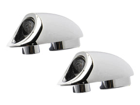 Kodlin Mini Fender Strut Led Turn Signal/Taillight/Brake Light Chrome Smoke Led Kodlin