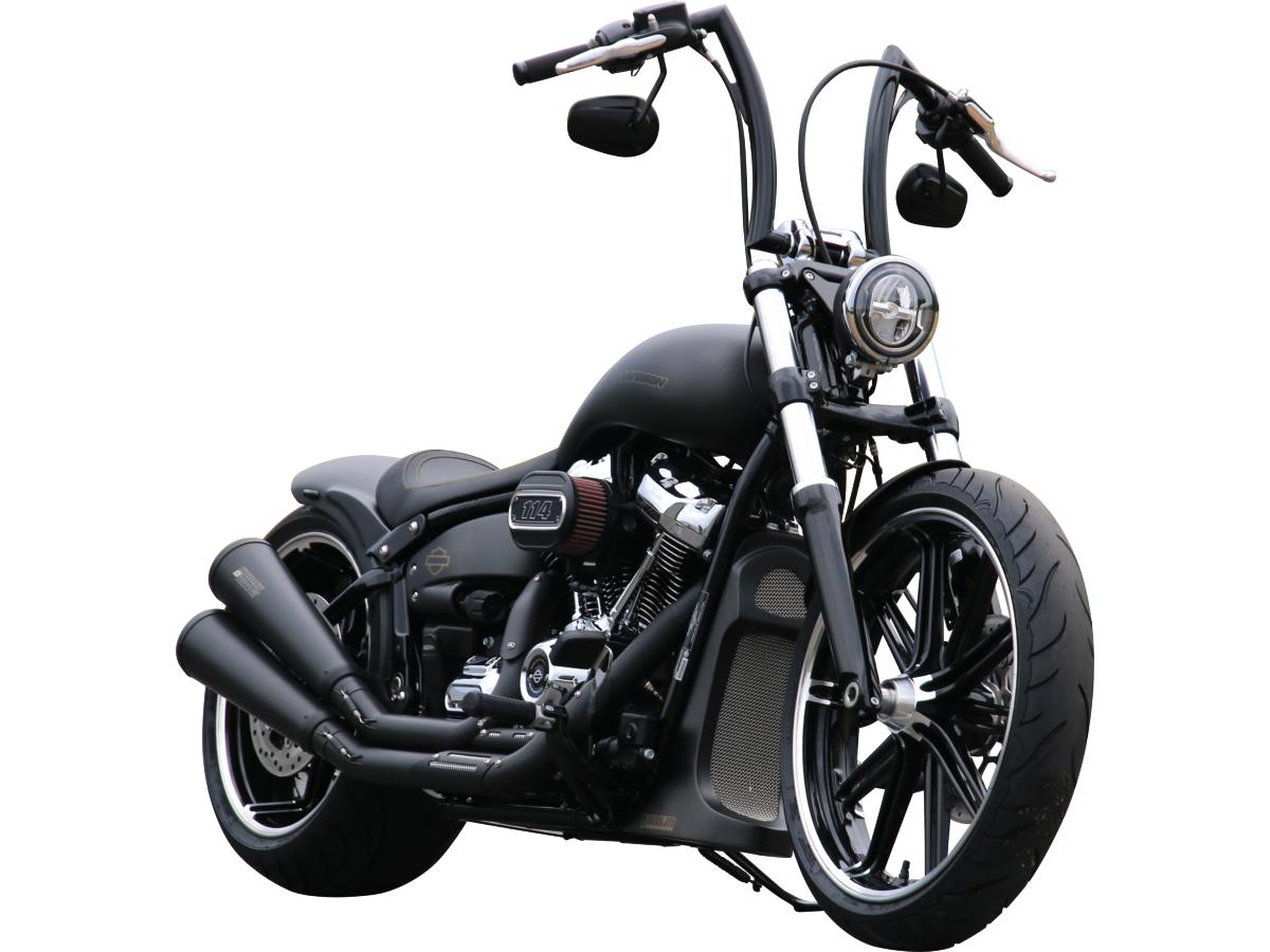 Kodlin Bates Style Headlight Bracket For M 8 Breakout Black Kodlin