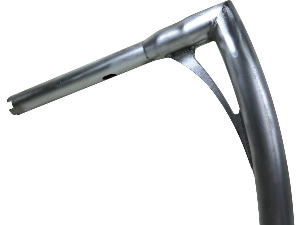 Kodlin 430 Extra Tall Flow Bar Super Fat Handlebar For Road Glide With 1 1/4" Clamp Diameter 3 Hole Raw 1,4" Throttle By Wire Kodlin