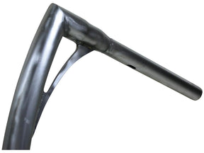 Kodlin 430 Extra Tall Flow Bar Super Fat Handlebar For Road King With 1 1/4" Clamp Diameter 3 Hole Raw 1,4" Throttle By Wire Kodlin