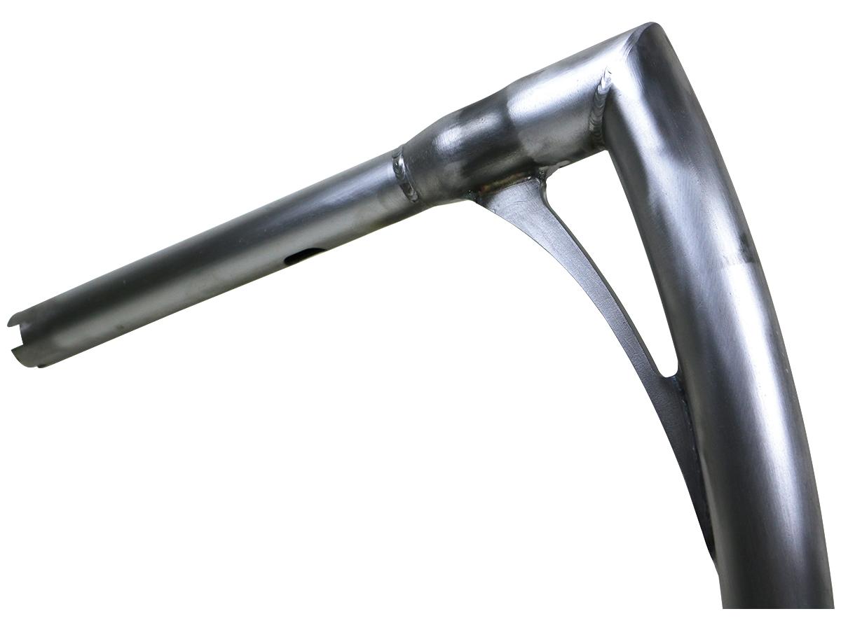 Kodlin 430 Extra Tall Flow Bar Super Fat Handlebar For Road King With 1 1/4" Clamp Diameter 3 Hole Raw 1,4" Throttle By Wire Kodlin