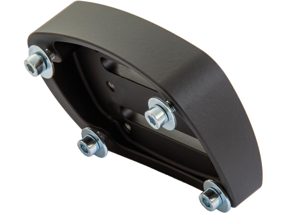 Ricks Motorcycles Center Mount Licence Plate Mounting Adapter For Softail M8 Matte Black Powder Coated Ricks Motorcycles