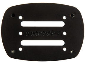 Ricks Motorcycles Center Mount Licence Plate Mounting Adapter For Softail M8 Matte Black Powder Coated Ricks Motorcycles Default Title