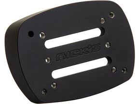 Ricks Motorcycles Center Mount Licence Plate Mounting Adapter For Softail M8 Matte Black Powder Coated Ricks Motorcycles