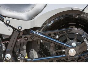 Ricks Motorcycles Hole Belt Guard For Softail Black Gloss Ricks Motorcycles