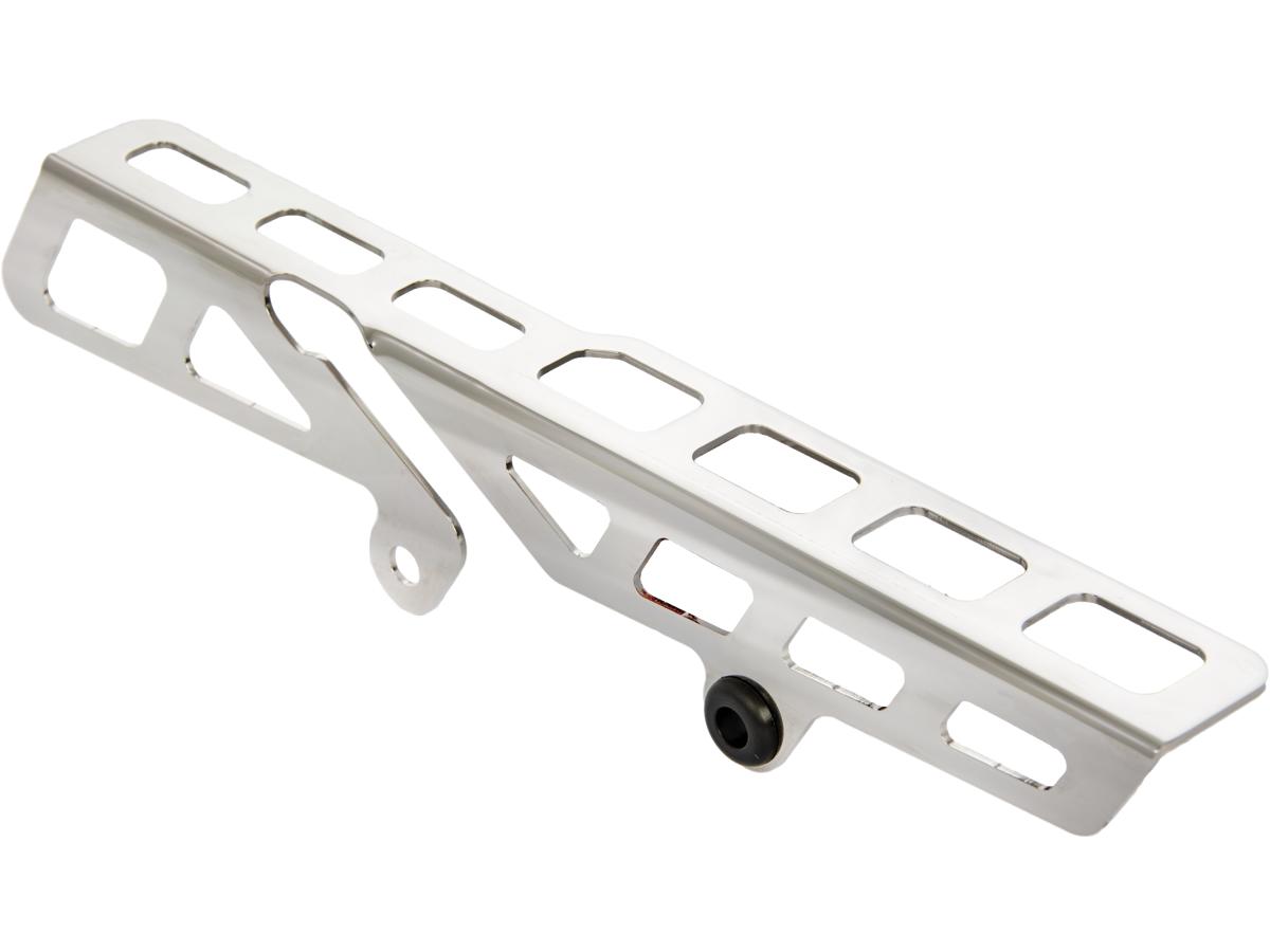 Ricks Motorcycles Square Belt Guard For Softail Polished Ricks Motorcycles Default Title