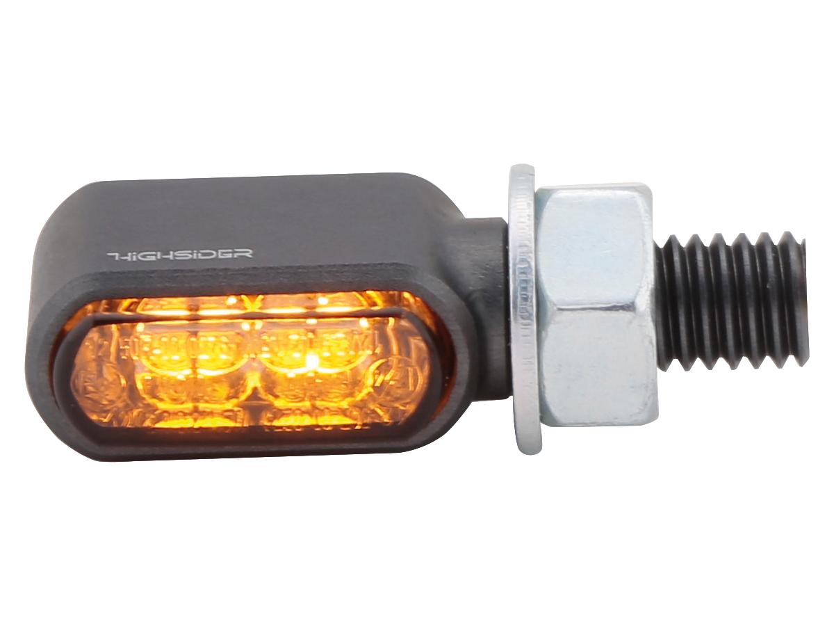 Highsider Little Bronx Led Turn Signal Titanium Tinted Led Highsider Default Title