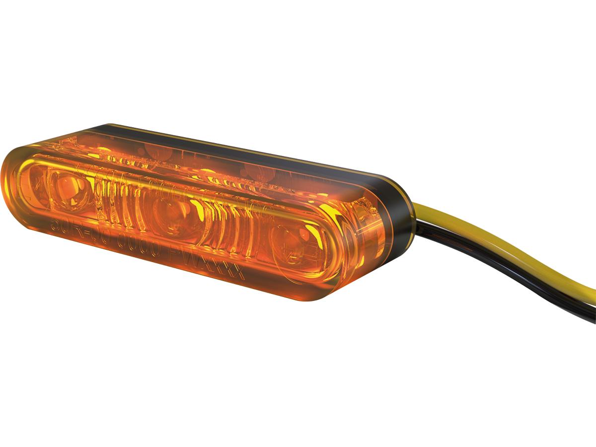 Highsider Star Mx1 Pro Led Turn Signal Height(mm): 8 , Width(mm): 38 , Depth(mm): 12, Approved For Front And Rear, Vertical And Horizontal Installation Yellow Led Highsider Default Title