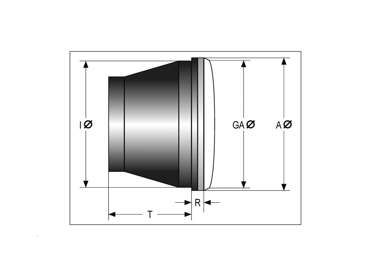 Highsider Typ 10 5 3/4" Led Headlight Insert Clear Led Highsider