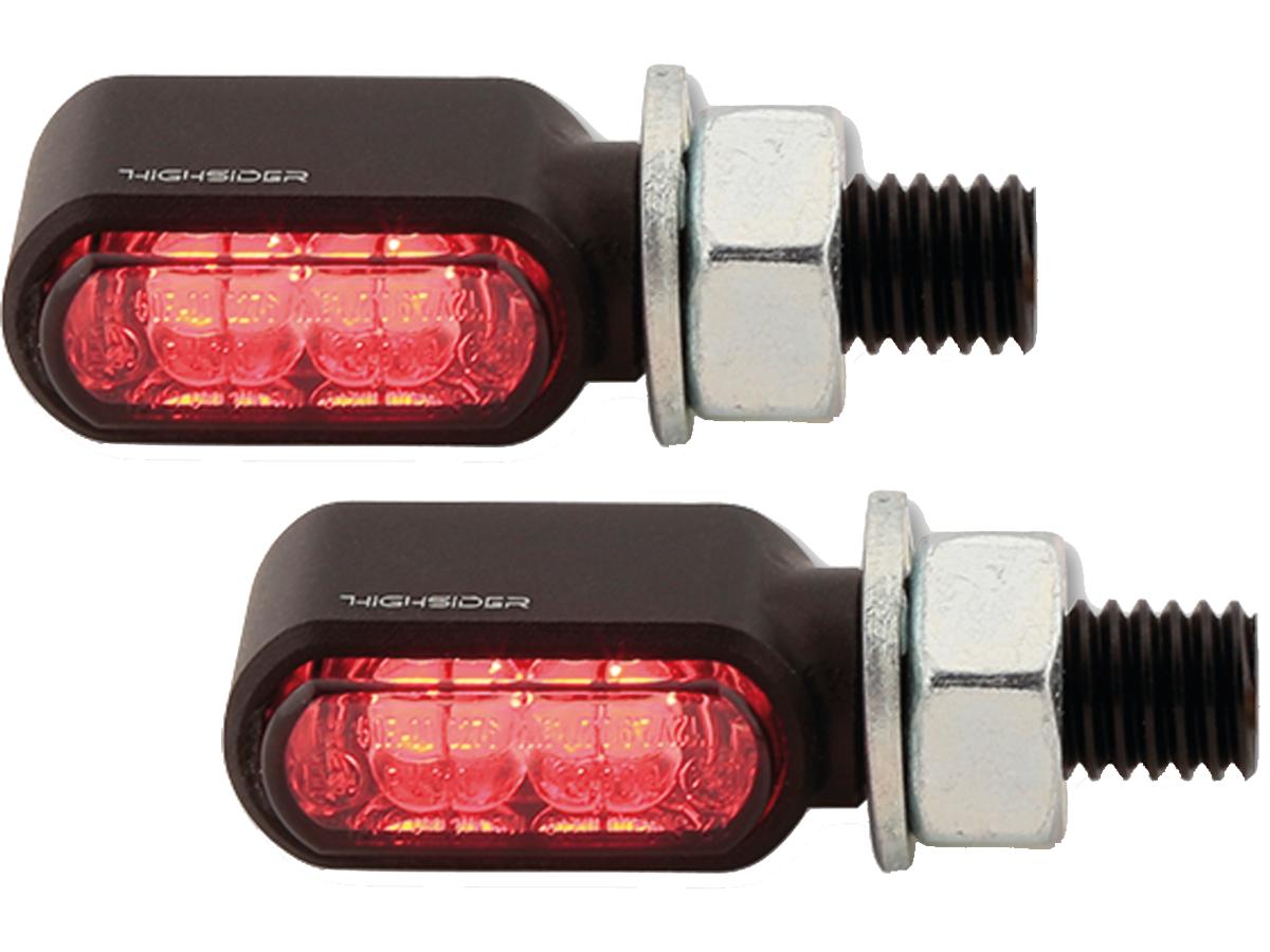 Highsider Little Bronx Led Turn Signals/Taillight/Brake Light Black Tinted Led Highsider Default Title