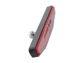 Highsider Reflector With M5 Threaded Bolt Reflector 122 X 15 Mm Red Highsider