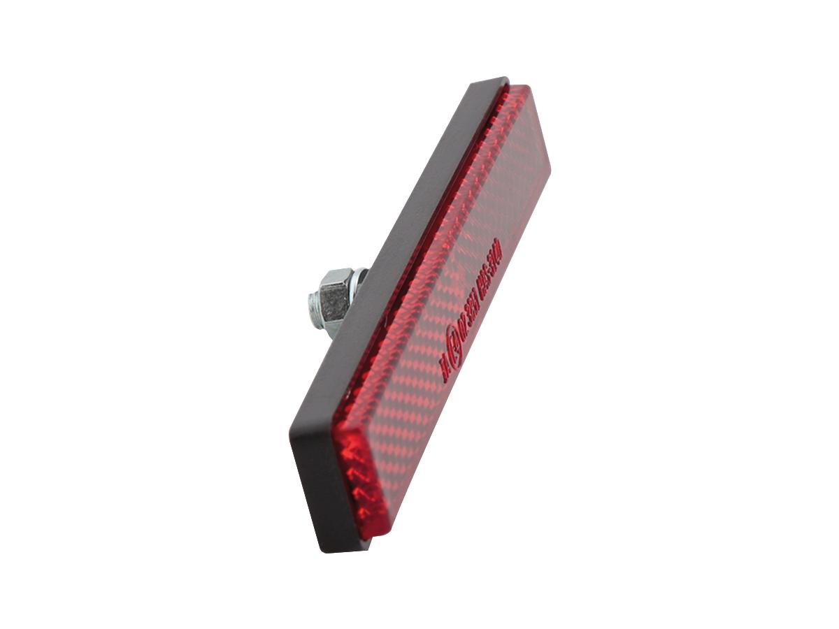 Highsider Reflector With M5 Threaded Bolt Reflector 101 X 13 Mm Red Highsider