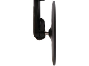 Highsider Montana Slim Bar End Mirror Short Version Black Satin Highsider