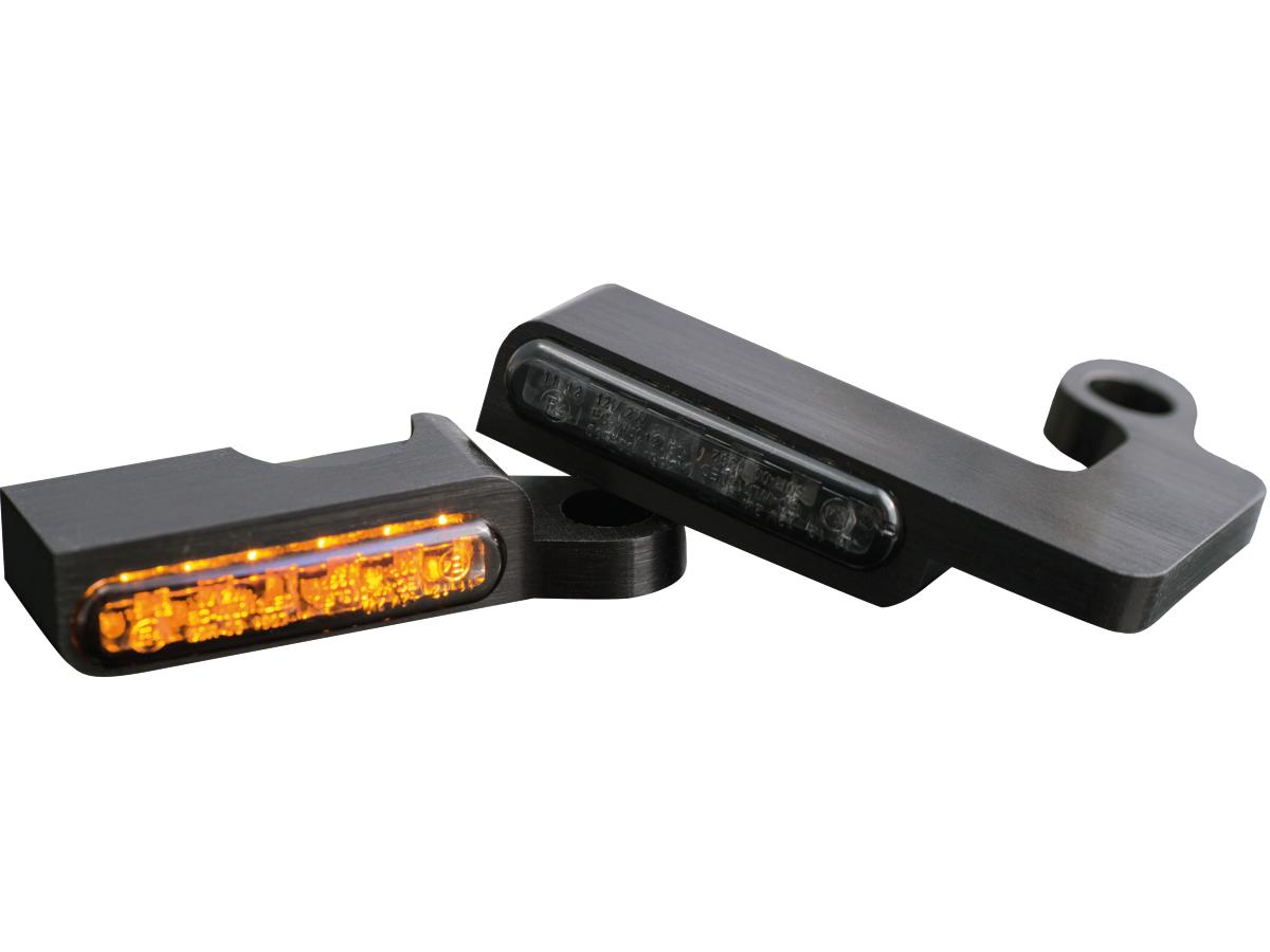 Heinz Bikes Oem Hand Control Led Turn Signals Black Anodized Led Heinz Bikes Default Title