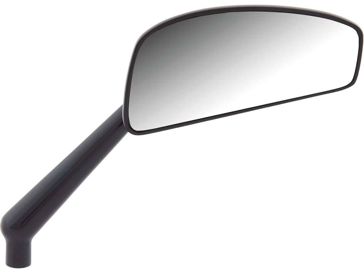 Arlen Ness Tearchop Forged Mirror Black Anodized Left Arlen Ness