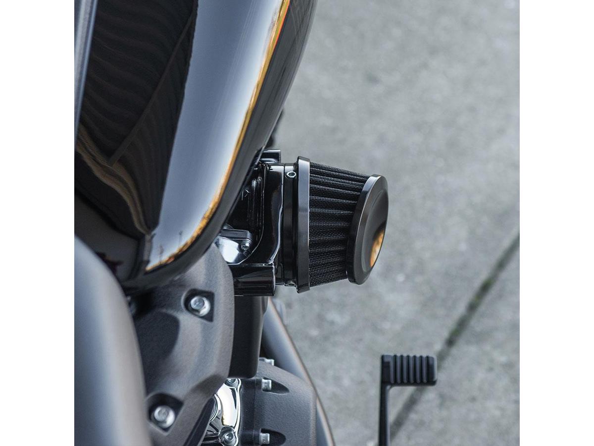 Arlen Ness Mini 22 Air Cleaner Black Arlen Ness