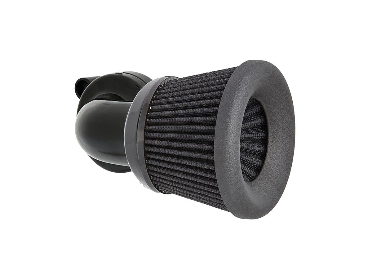 Arlen Ness Velocity 90° Air Cleaner Black Anodized Arlen Ness Default Title