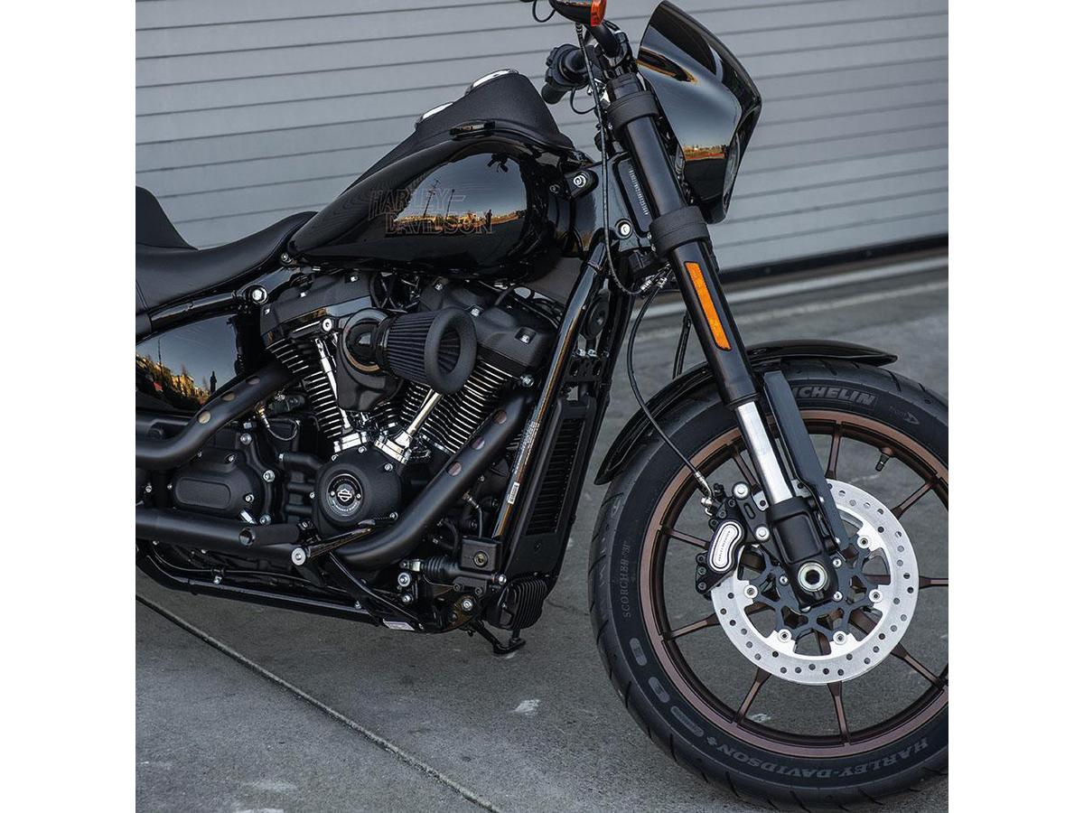 Arlen Ness Velocity 90° Air Cleaner Black Anodized Arlen Ness