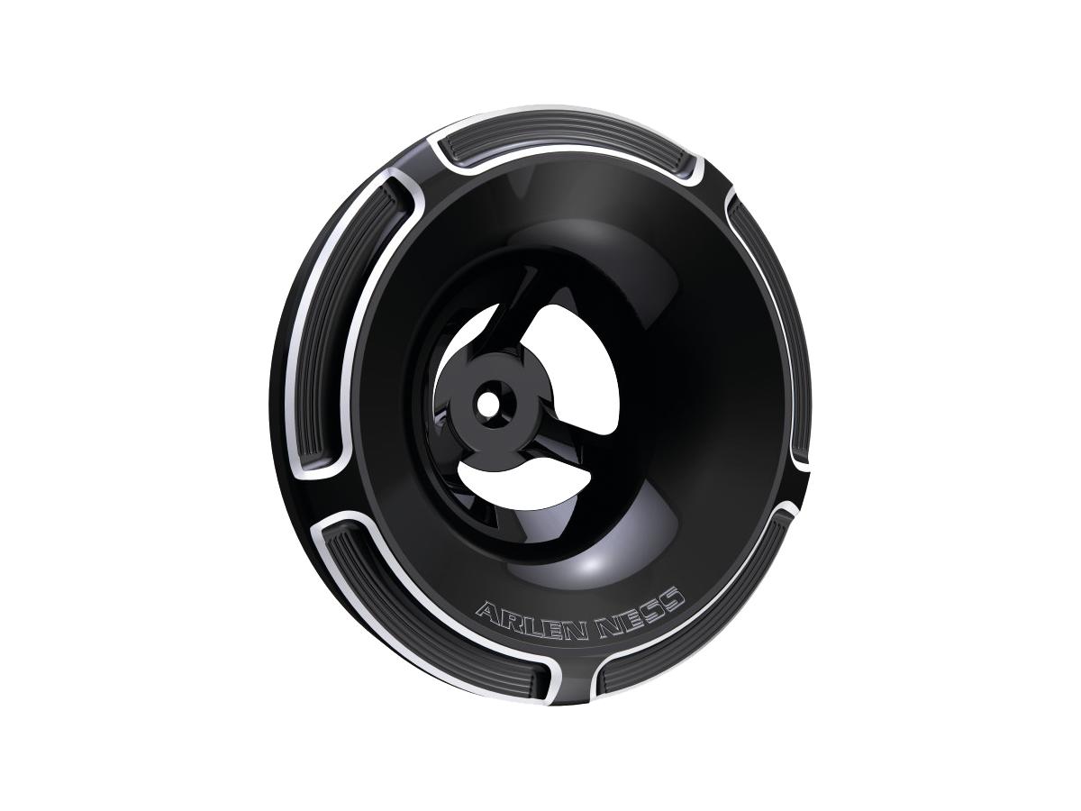 Arlen Ness Velocity Beveled Air Cleaner Cover Black Arlen Ness Default Title