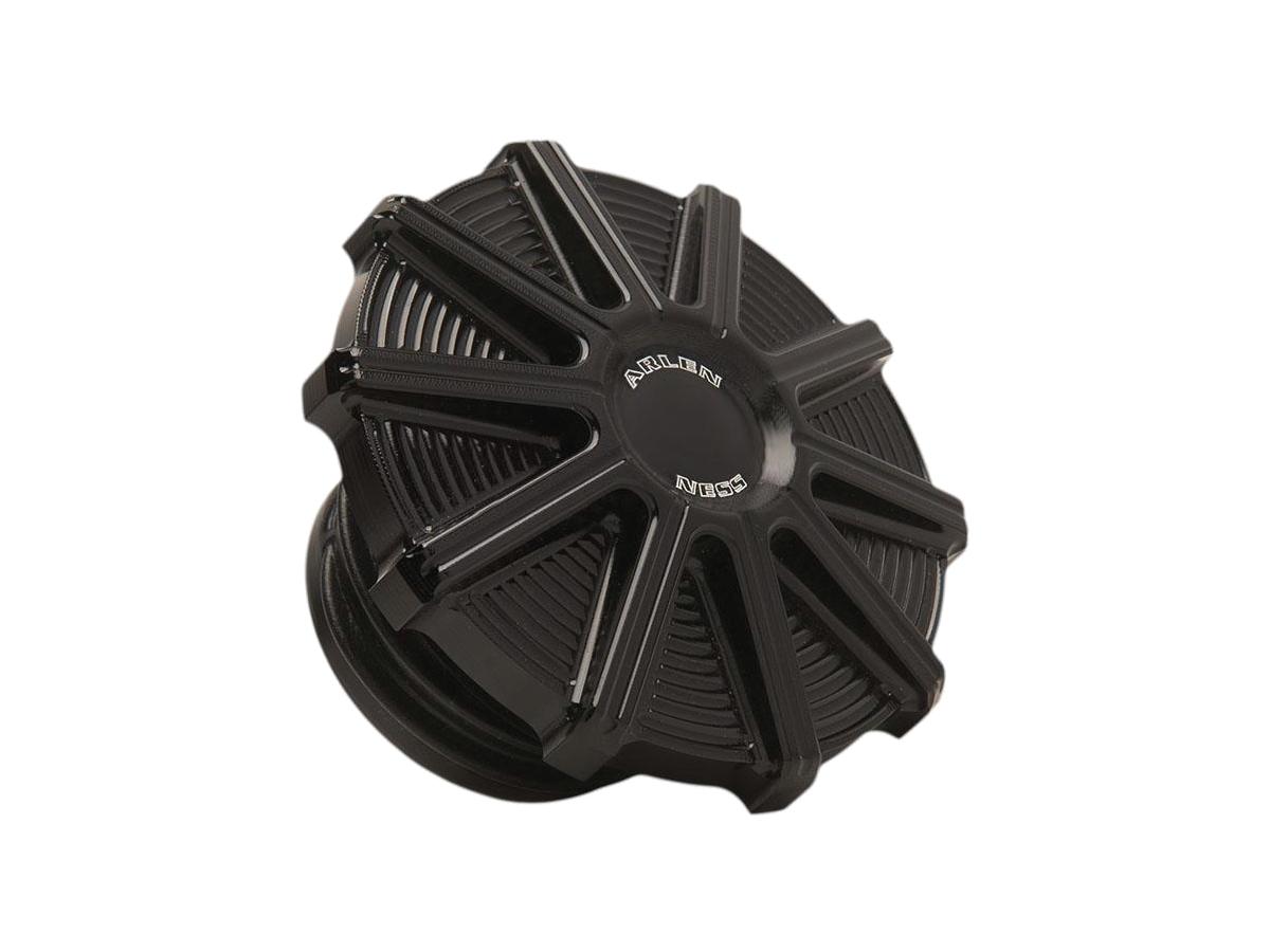 Arlen Ness 10 Gauge Gas Cap Vented Black Anodized Arlen Ness Default Title