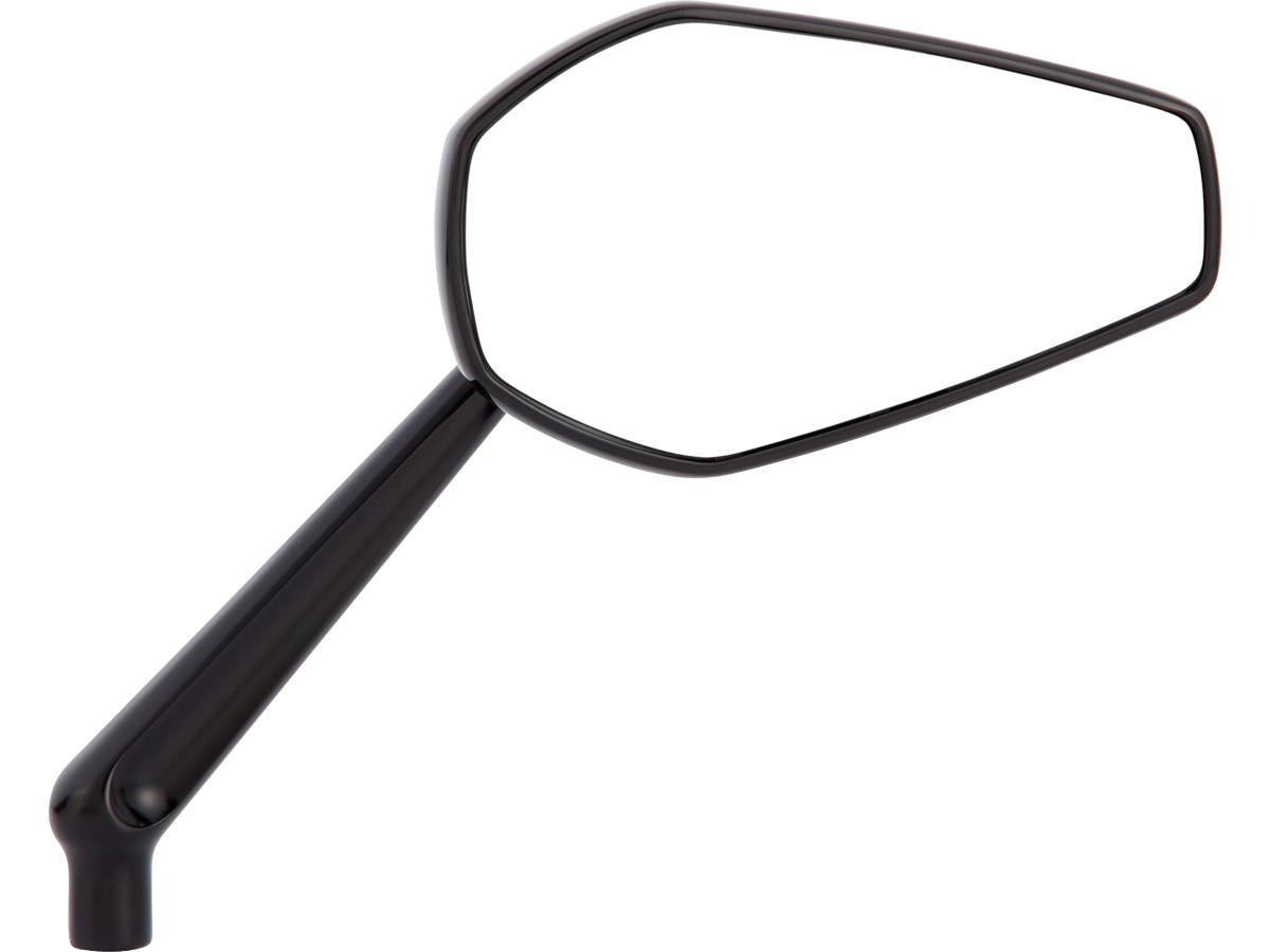 Arlen Ness Mini Stocker Billet Mirror Black Anodized Left Arlen Ness