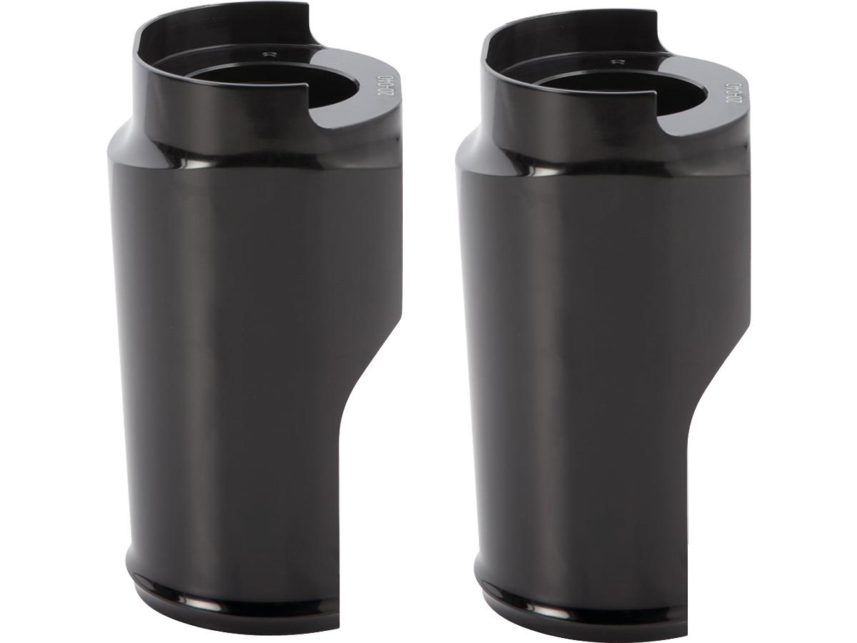 Arlen Ness Fat Tire Billet Fork Boots Black Anodized Arlen Ness