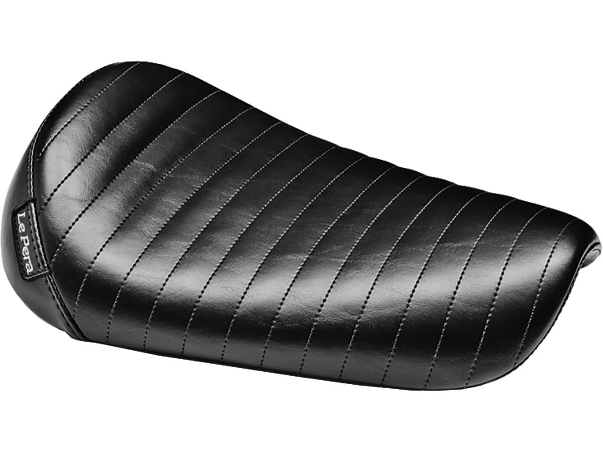 Le Pera Bare Bones Solo Seat Pleated Stitch Black Vinyl Le Pera Default Title