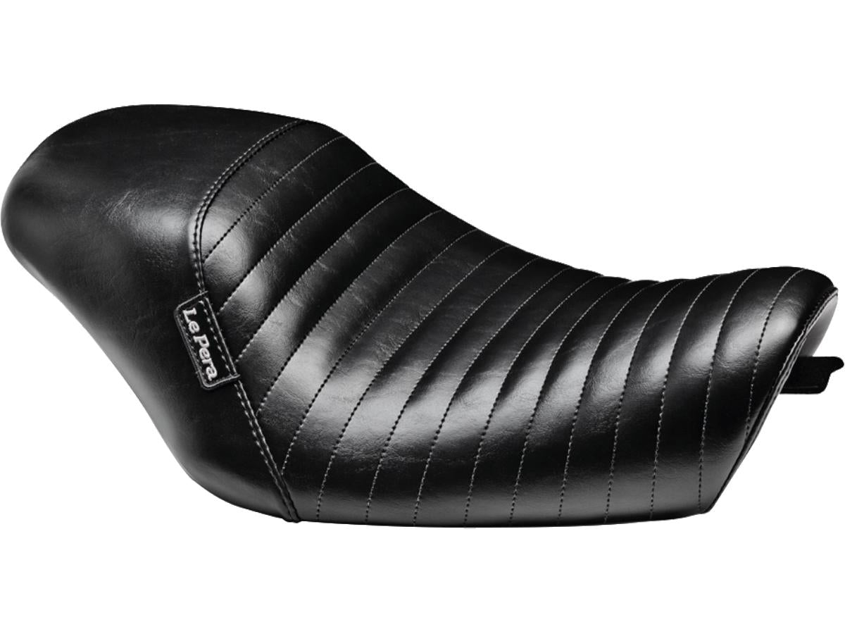 Le Pera Bare Bones Solo Seat Pleated Stitch Black Vinyl Le Pera Default Title