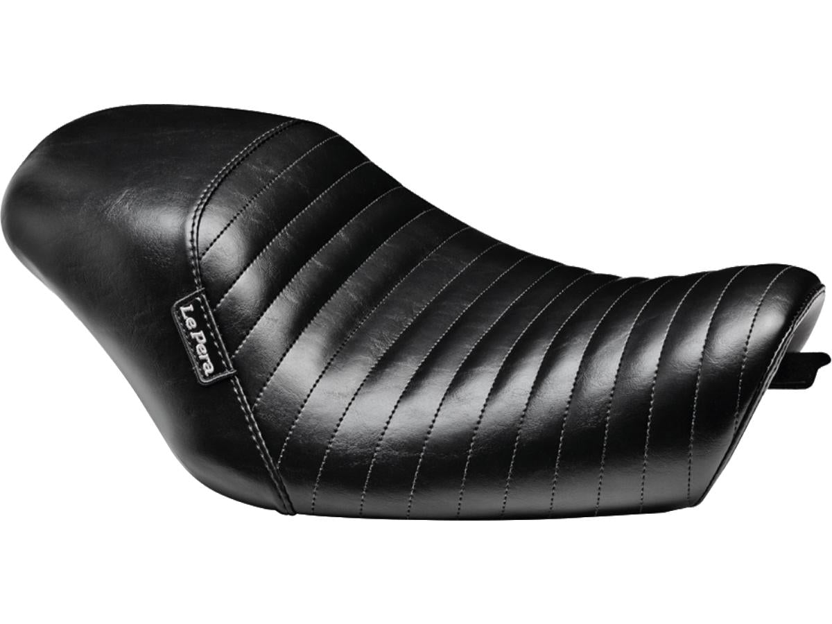 Le Pera Bare Bones Solo Seat Pleated Stitch Black Vinyl Le Pera Default Title