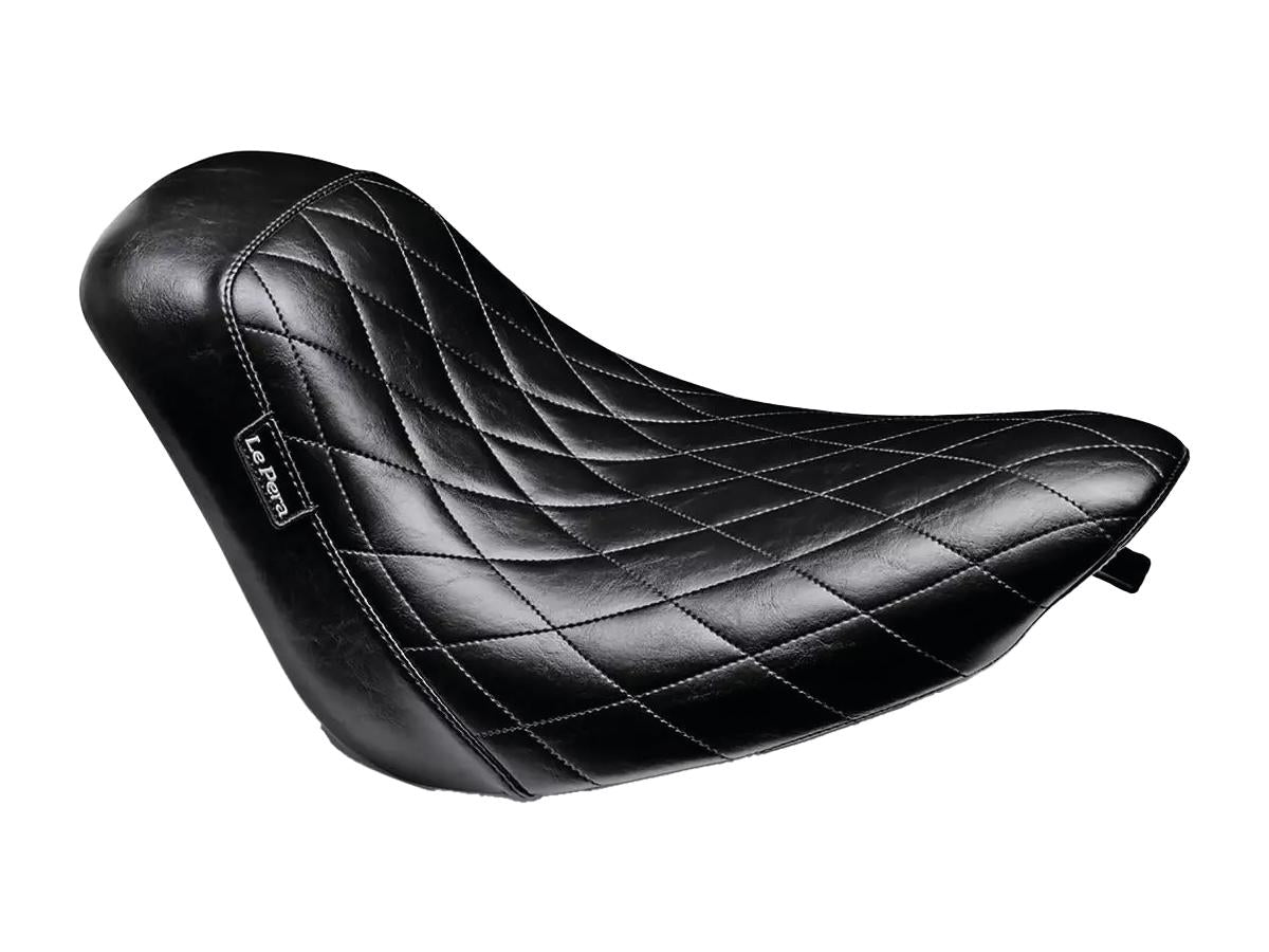 Le Pera Bare Bones Solo Seat Diamond Stitch Black Vinyl Le Pera Default Title