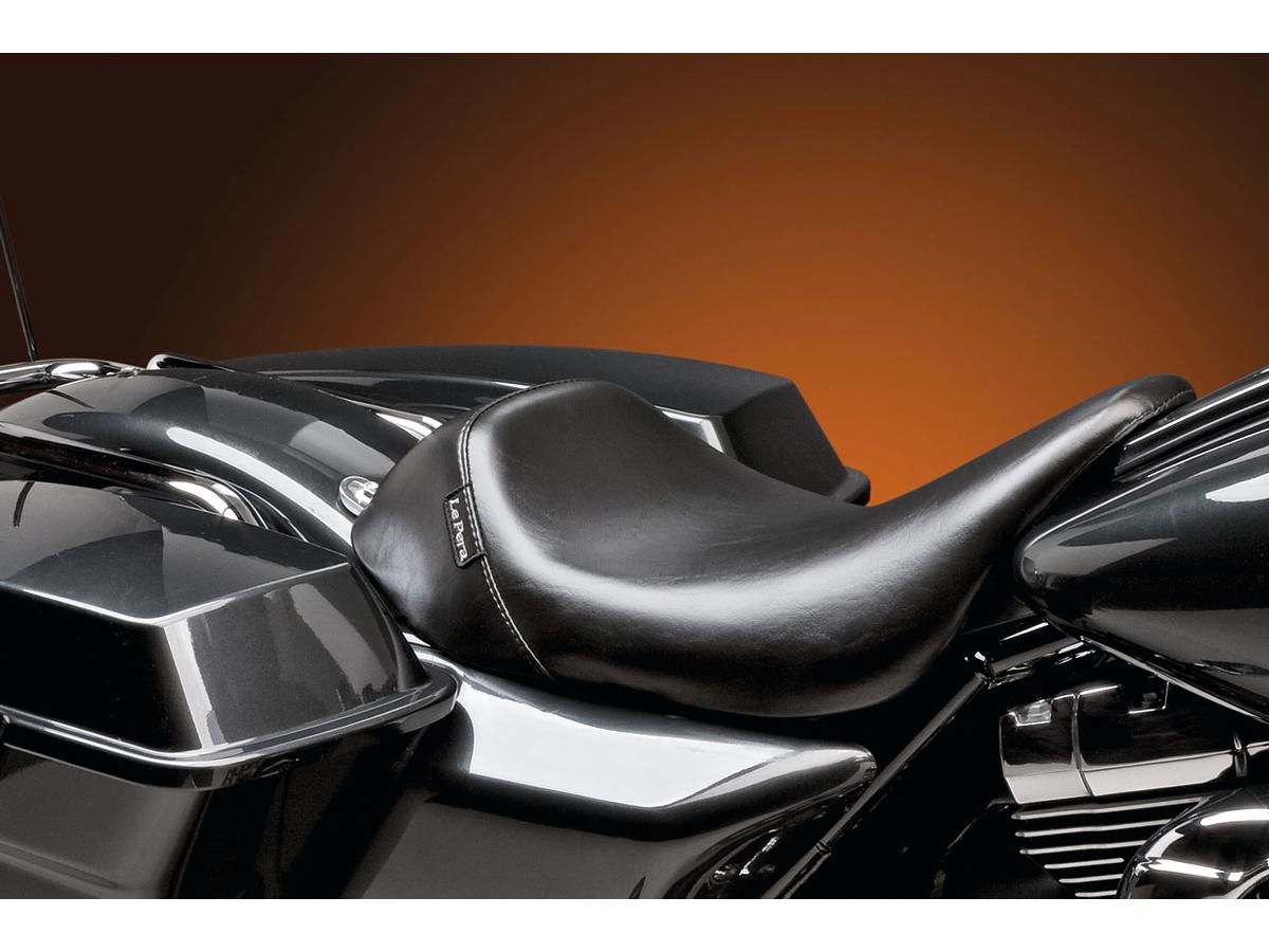 Le Pera Bare Bones Gel Solo Seat Smooth Black Vinyl Le Pera Default Title