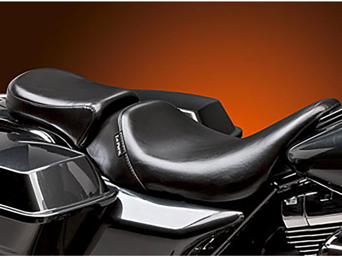 Le Pera Bare Bones Gel Pillion Pad Smooth Black Vinyl Le Pera Default Title