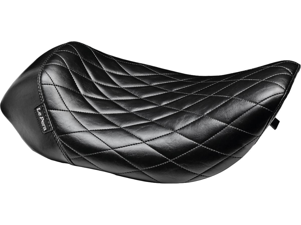 Le Pera Bare Bones Solo Seat Diamond Stitch Black Vinyl Le Pera Default Title