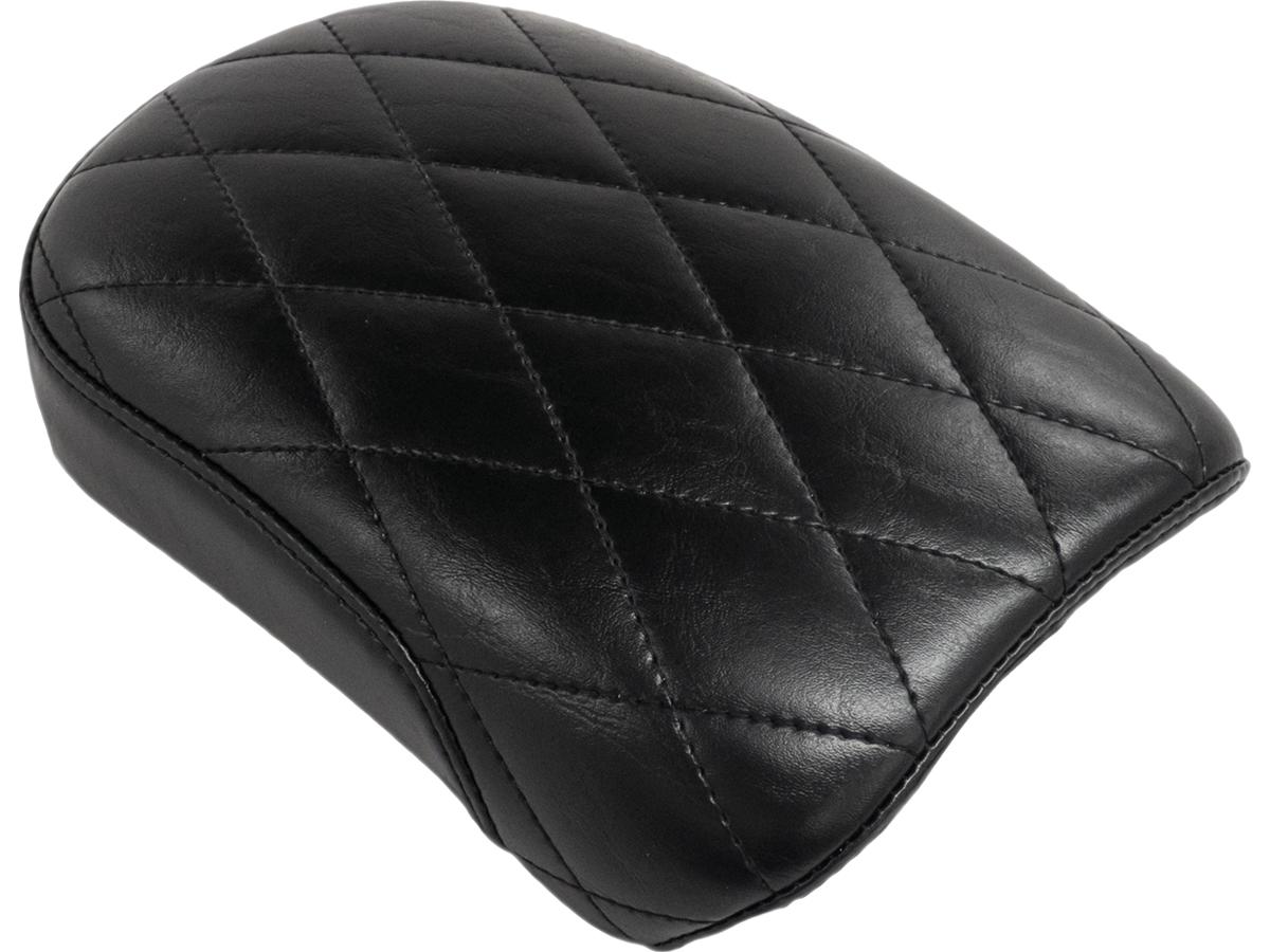 Le Pera Bare Bones Pillion Pad Diamond Stitch Black Vinyl Le Pera Default Title