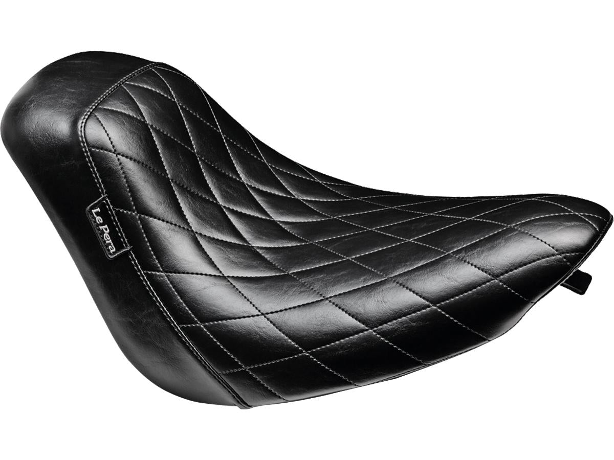 Le Pera Bare Bones Solo Seat Diamond Stitch Black Vinyl Le Pera Default Title