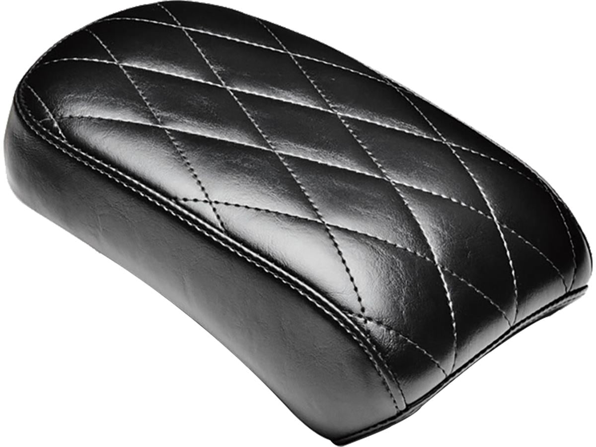 Le Pera Bare Bones Pillion Pad Diamond Stitch Black Vinyl Le Pera Default Title