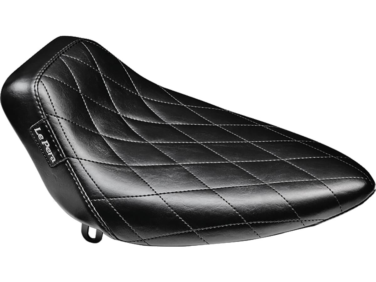Le Pera Bare Bones Solo Seat Diamond Stitch Black Vinyl Le Pera Default Title