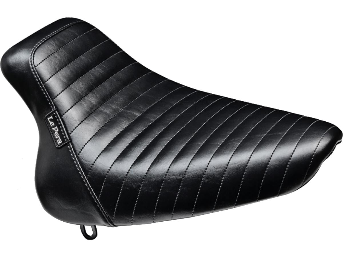 Le Pera Bare Bones Solo Seat Pleated Stitch Black Vinyl Le Pera Default Title