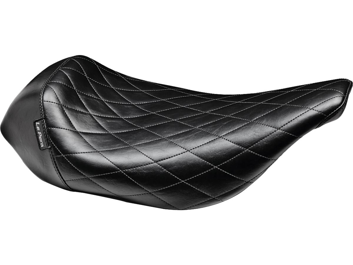 Le Pera Bare Bones Solo Seat Diamond Stitch Black Vinyl Le Pera Default Title