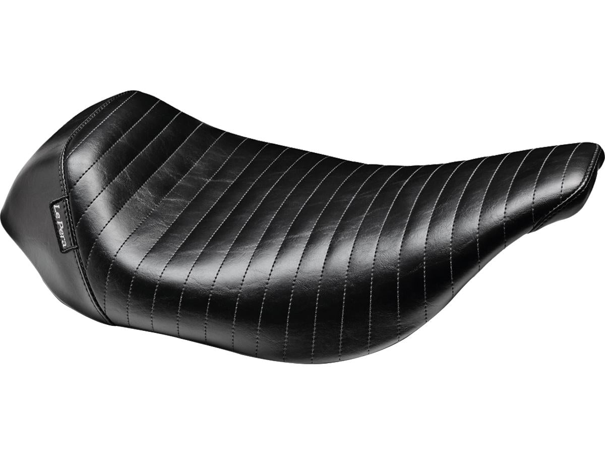 Le Pera Bare Bones Solo Seat Pleated Stitch Black Vinyl Le Pera Default Title