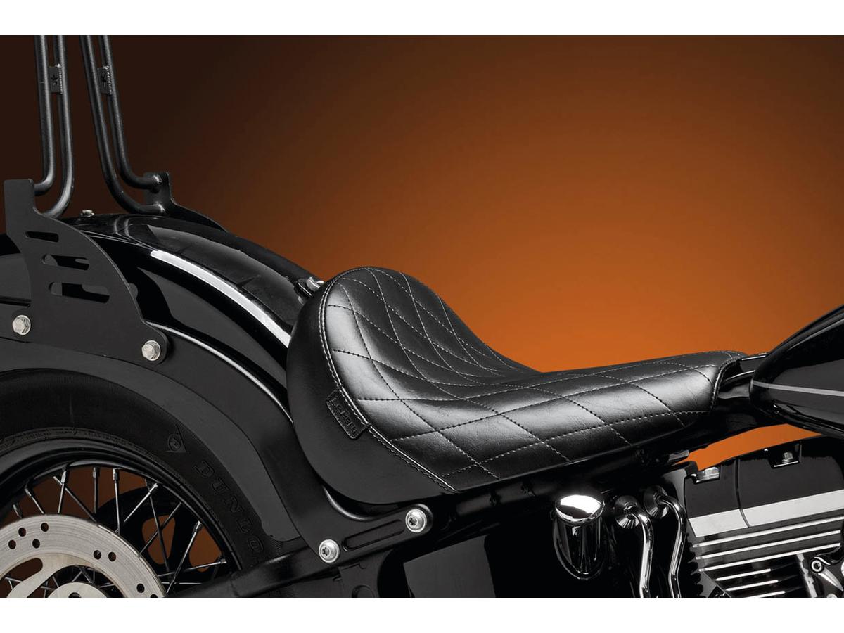Le Pera Bare Bones Solo Seat Diamond Stitch Black Vinyl Le Pera Default Title