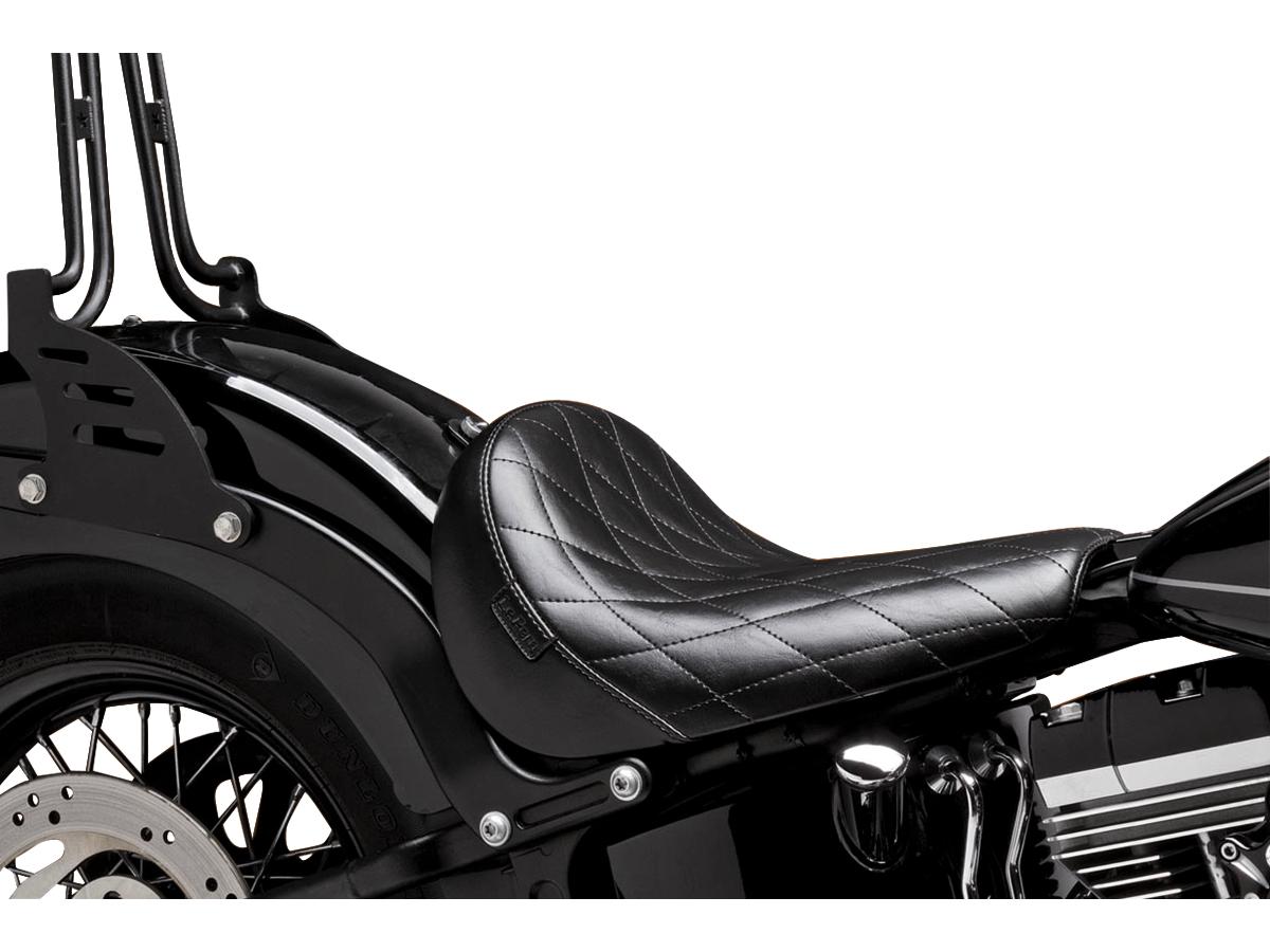 Le Pera Bare Bones Solo Seat Diamond Stitch Black Vinyl Le Pera Default Title