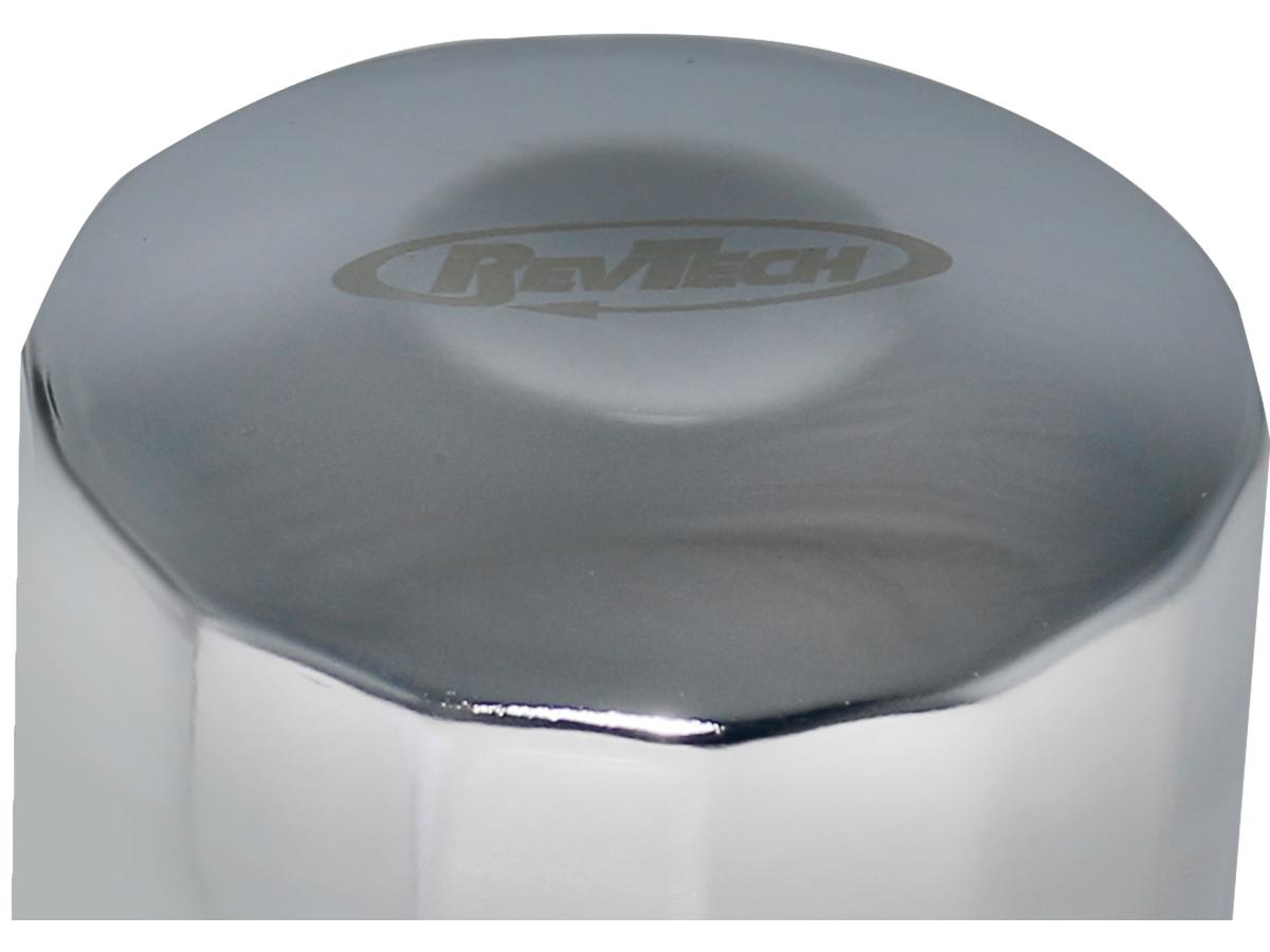Rev Tech High Performance Oil Filter With Magnet For Milwaukee Eight Engine Chrome Rev Tech