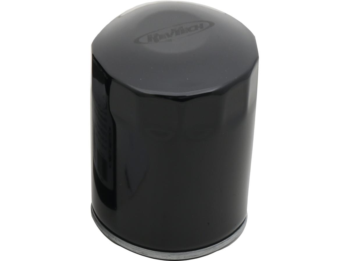 Rev Tech High Performance Oil Filter With Magnet For Milwaukee Eight Engine Black Rev Tech