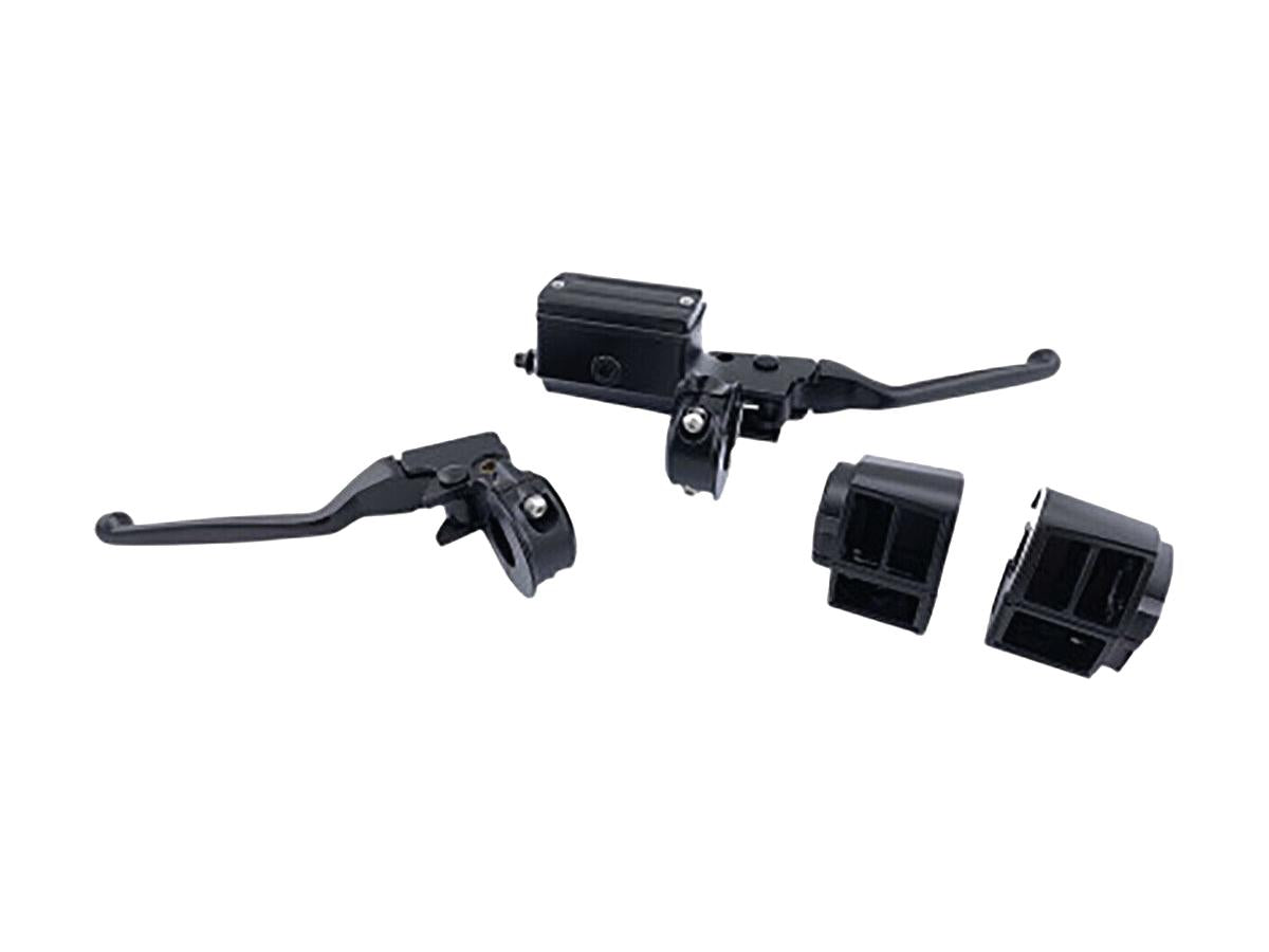 Cce 82 95 Early Style Handle Bar Control Kit Black 11/16" Dual Disc Cce Default Title