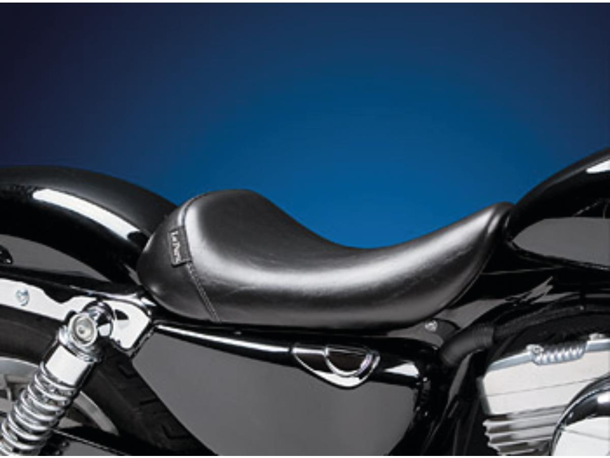 Le Pera Bare Bones Gel Solo Seat Smooth Black Vinyl Le Pera Default Title