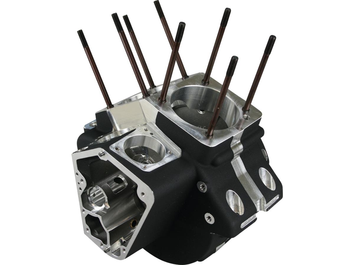 Ultima Evolution Standard 3.500" Bore Engine Case For 5 Piece Flywheel 92 99 Top Breather Black Ultima Default Title