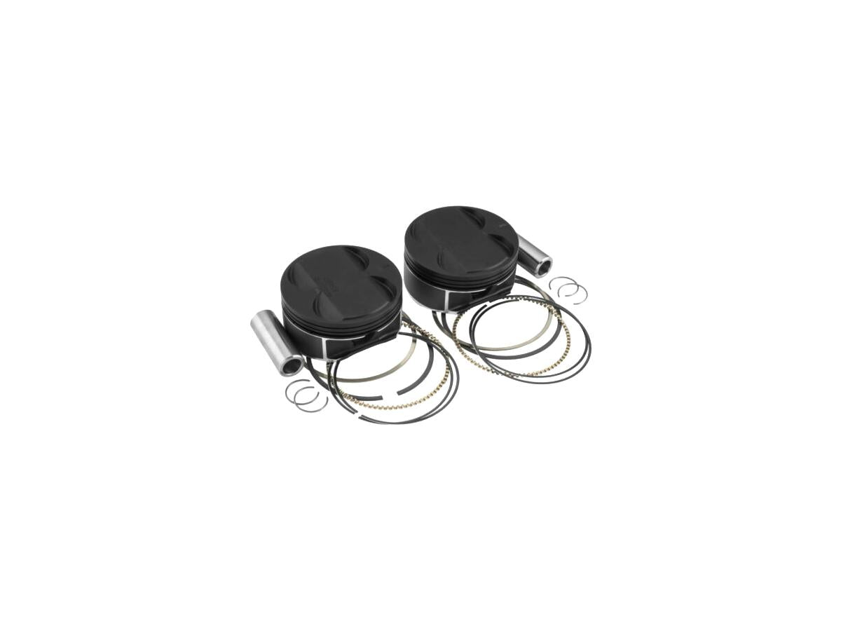 Wiseco Black Edition Piston Kit For Milwaukee Eight Stroke 4,500" Bore 4,250" (107,950 Mm ), Inverted Dish 9,8cc, 117"=&Gt;128" 11:1 Wiseco Default Title